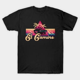 El Camino Vaporwave T-Shirt